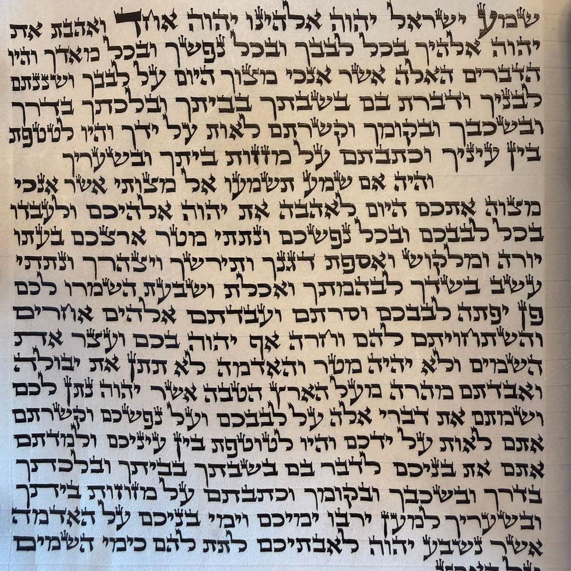 מזוזה כתב האריז"ל מהודר - "הוד הבית"